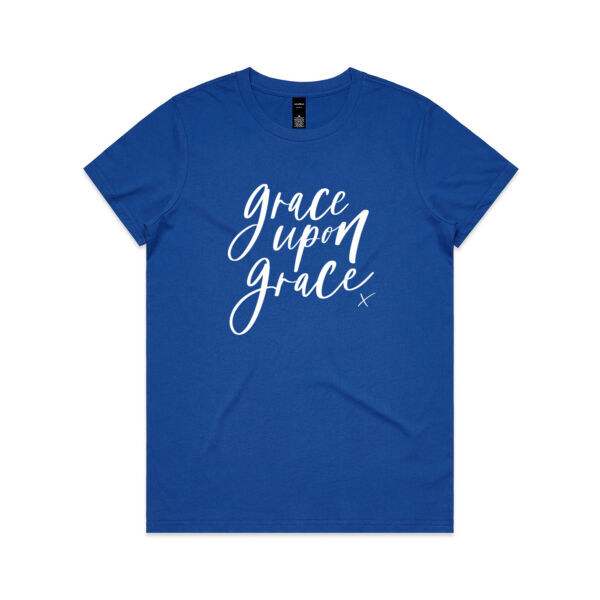 Grace Upon Grace - White - Women's Tee Thumbnail