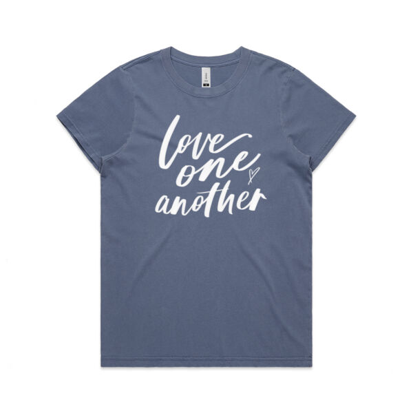 Love One Another - Women's Tee - Faded Look Thumbnail