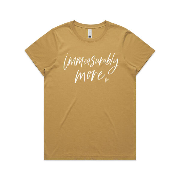 Immeasurably More - Women's Tee - Faded Look Thumbnail