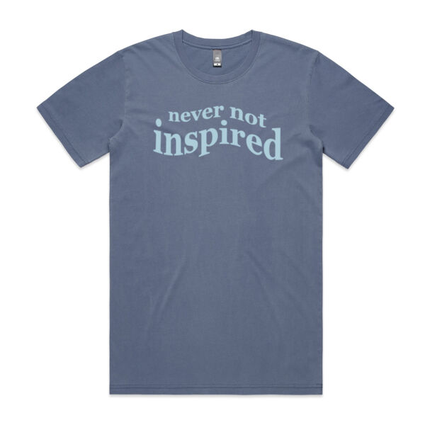 Never Not Inspired - Men's Tee - Faded Look Thumbnail