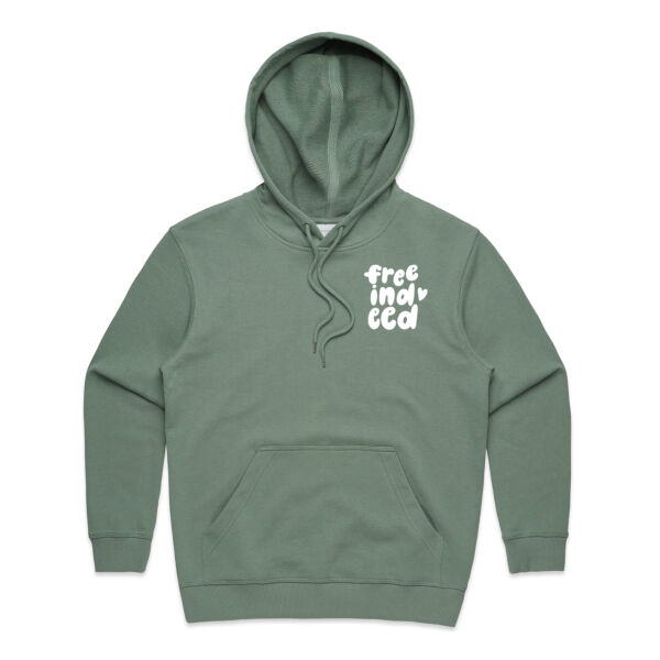 Free Indeed - Both Sides - PREMIUM Women's Hoodie Jumper Thumbnail