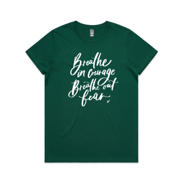 Breathe in Courage - Women's Tee Thumbnail