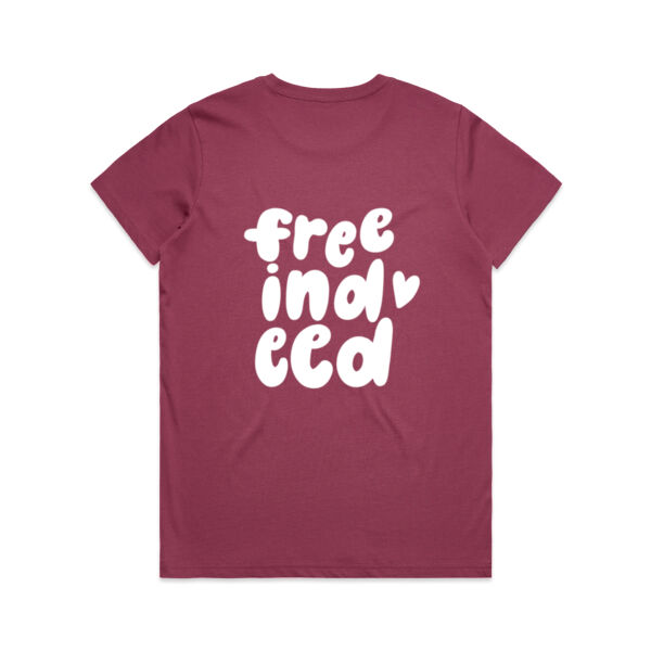 Free Indeed - BACK ONLY - Women's Tee Thumbnail