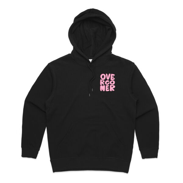 OVERCOMER - BOTH SIDES - PREMIUM Women's Hoodie Jumper Thumbnail