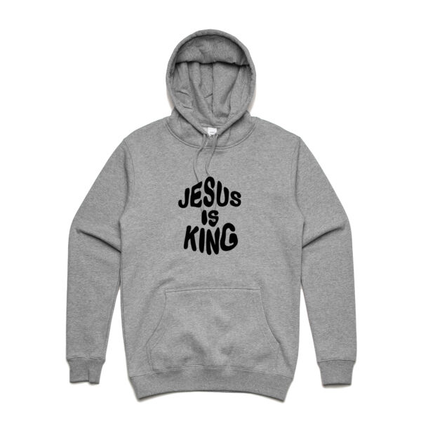 Jesus is King - Front Only - Men's Hoodie Jumper Thumbnail